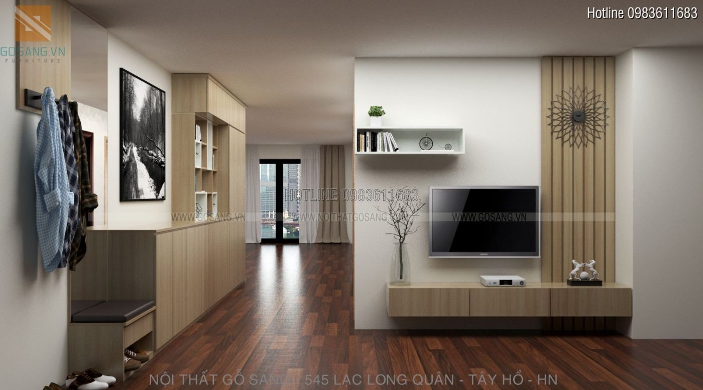 Nội thất căn hộ 2103-N01-T3 Ngoại Giao Đoàn