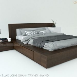 Giường ngủ gỗ công nghiệp MDF