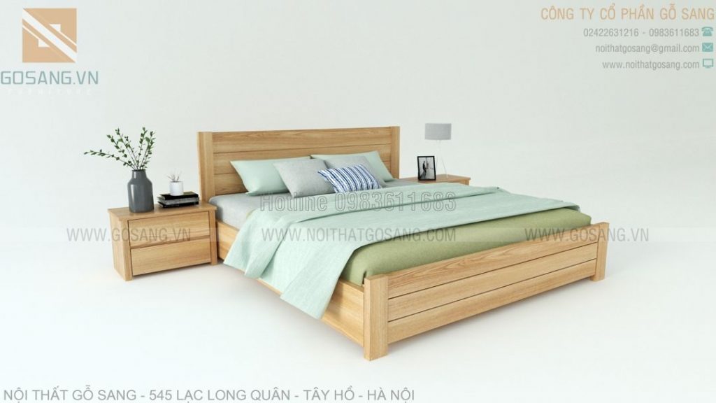 Giường ngủ gỗ công nghiệp MDF