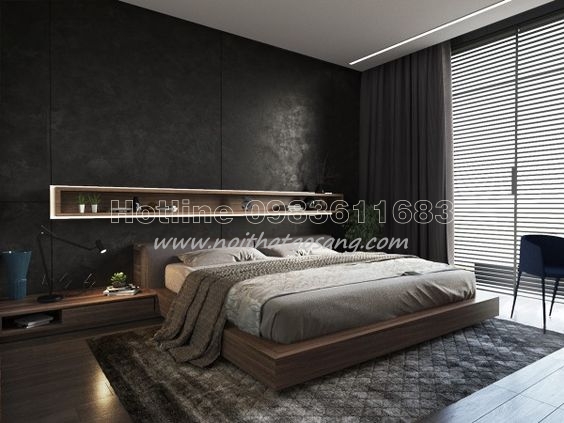 Giường ngủ gỗ công nghiệp MDF