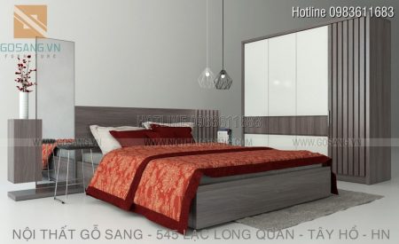 Giường tủ đẹp phong cách hiện tại