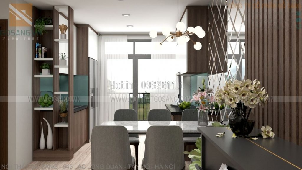 Nội thất chung cư A2 Gemek – An Khánh