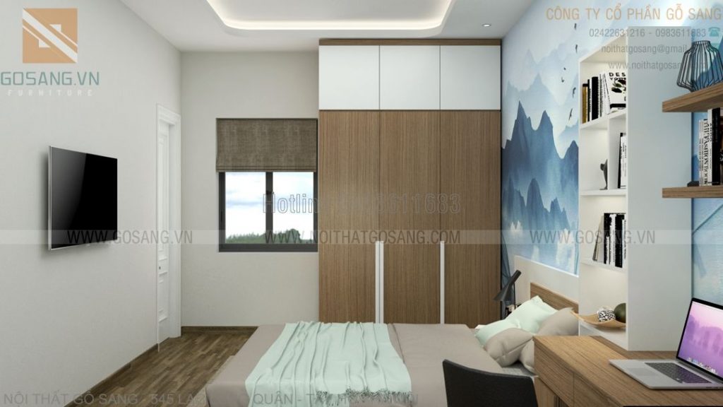 Nội thất phòng ngủ đội 8 Ngọc Hồi