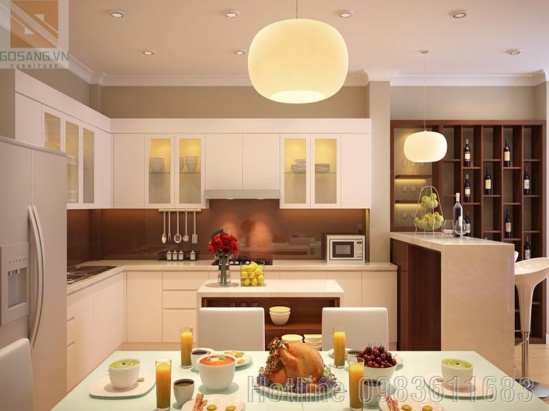 nội thất phòng bếp đẹp, tủ bếp gỗ công nghiệp, tủ bếp thiết kế hiện đại, tủ bếp giá thành rẻ