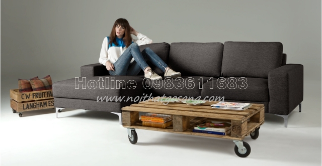 Sofa nỉ đep hiên đại