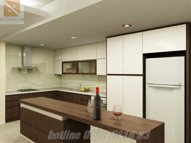 nội thất phòng bếp đẹp, tủ bếp gỗ công nghiệp, tủ bếp thiết kế hiện đại, tủ bếp giá thành rẻ