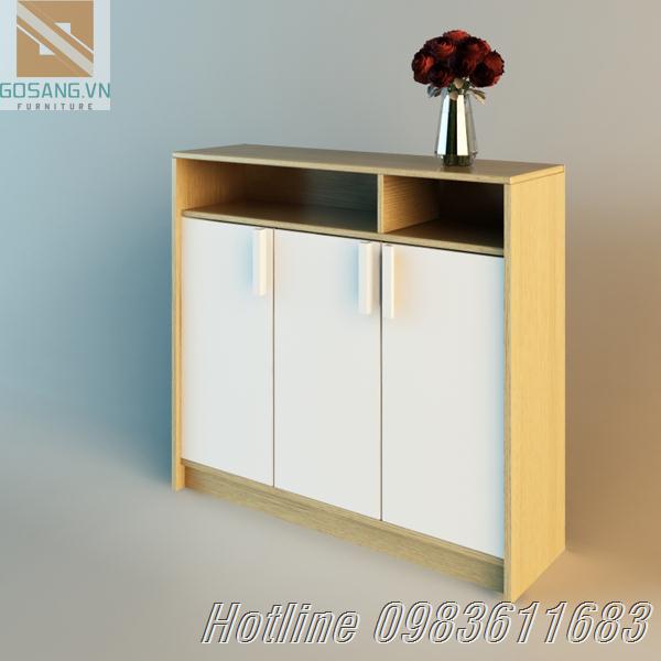 Tủ giầy gỗ công nghiệp, gỗ veneer hiện đại, giá rẻ cạnh tranh