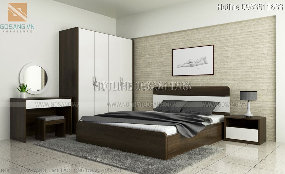 Nội thất phòng ngủ Yên Mỹ – Hưng Yên