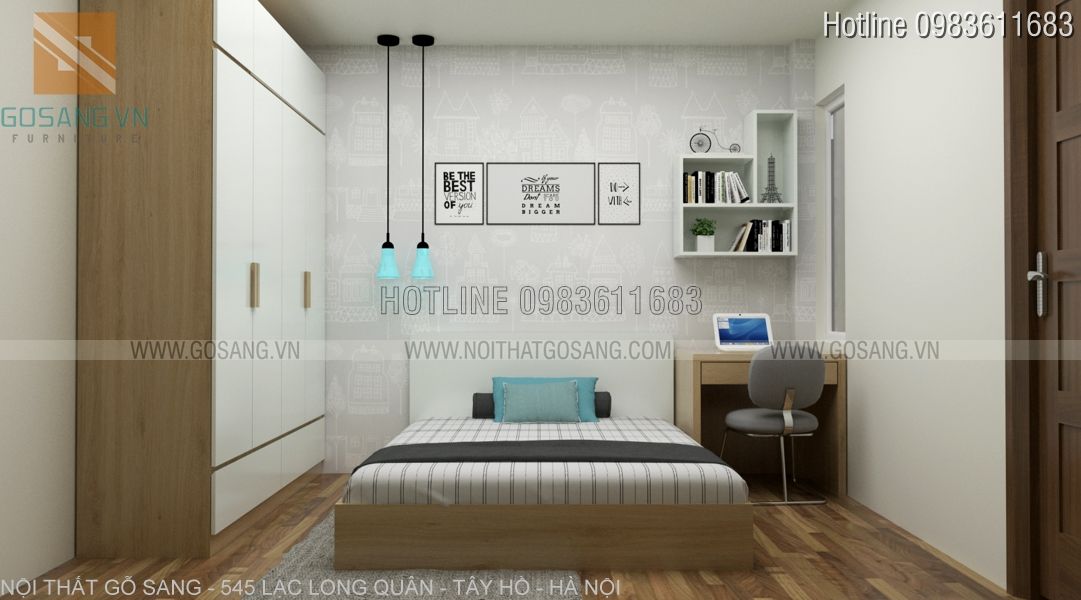 Nội thất nhà 100 Hoàng Như Tiếp – Long Biên