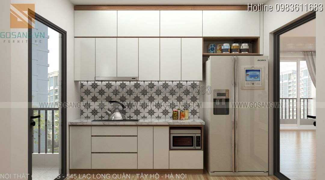 Nội thất căn hộ P608- No1 T3 – Ngoại Giao Đoàn