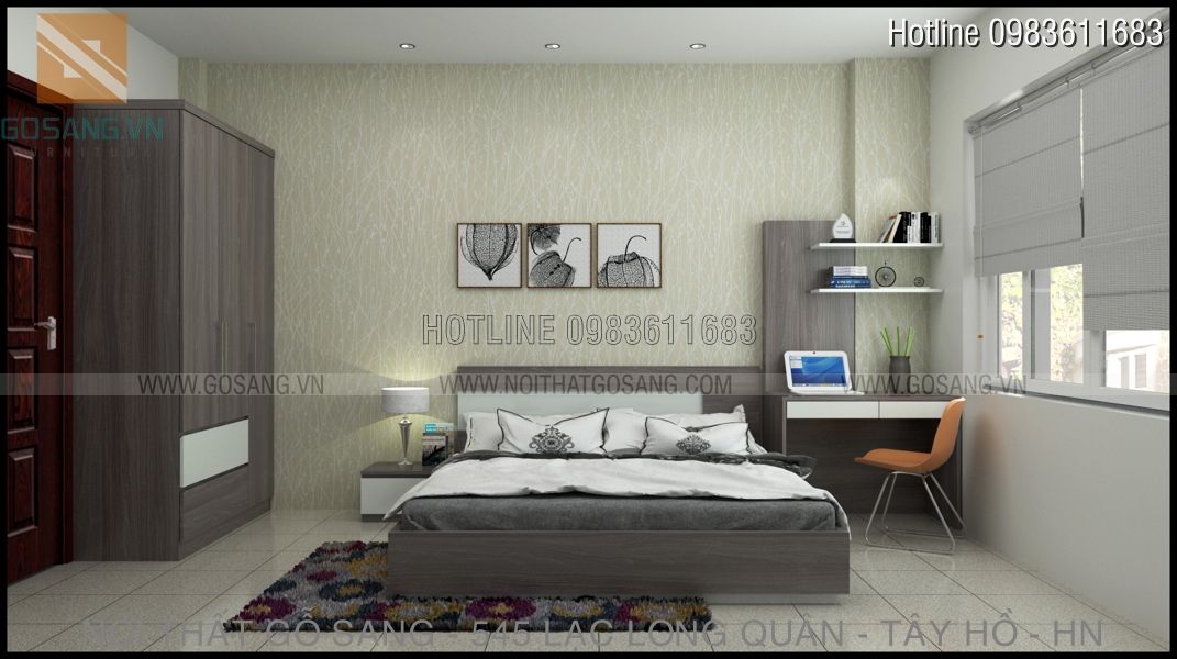 thi công hoàn thiện nội thất nhà liền kề Thanh Am - Long Biên