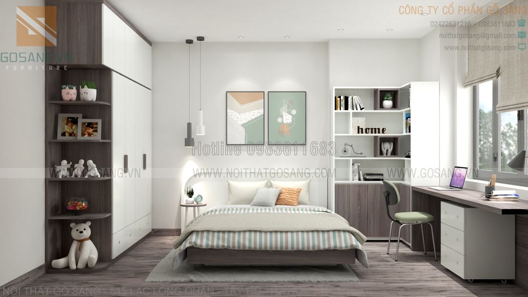 Nội thất phòng ngủ hiện đại