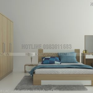 chuyên sản xuất thi công giường tủ giá rẻ gỗ công nghiệp