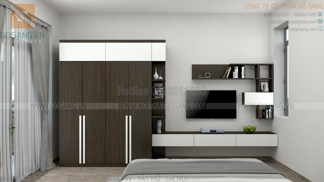 Nội thất phòng ngủ phố Từ Hoa – Nghi Tàm