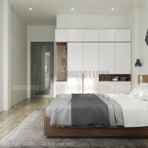 Giường tủ cưới trẻ trung hiện đại