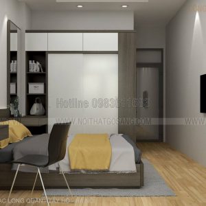 Thi công lắp đặt trọn bộ nội thất phòng ngủ tây mỗ Nam Từ Liêm